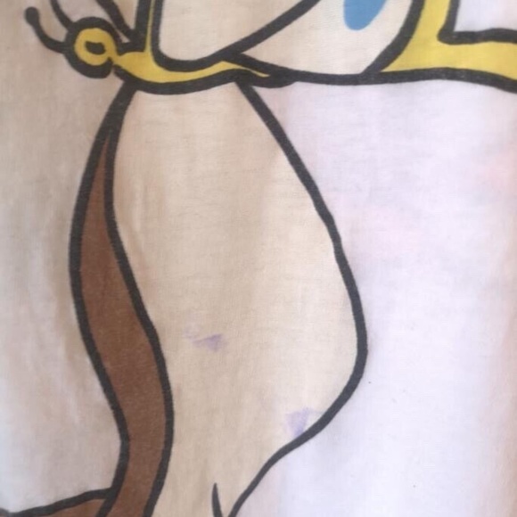 Vintage Disney 'Bambi' Wrap Around Print T Shirt Spring Ford Tag XL - Picture 6 of 6
